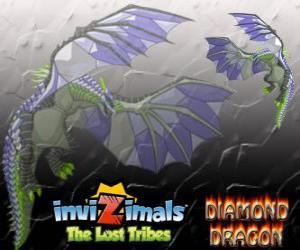 yapboz Diamond Dragon. Invizimals The Lost Tribes. Ejderha invizimal ile tüm vücut elmas ile kaplı